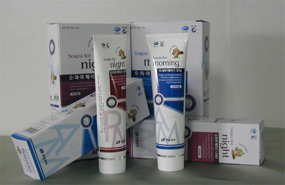 Soapia ace toothpaste(morning and night)